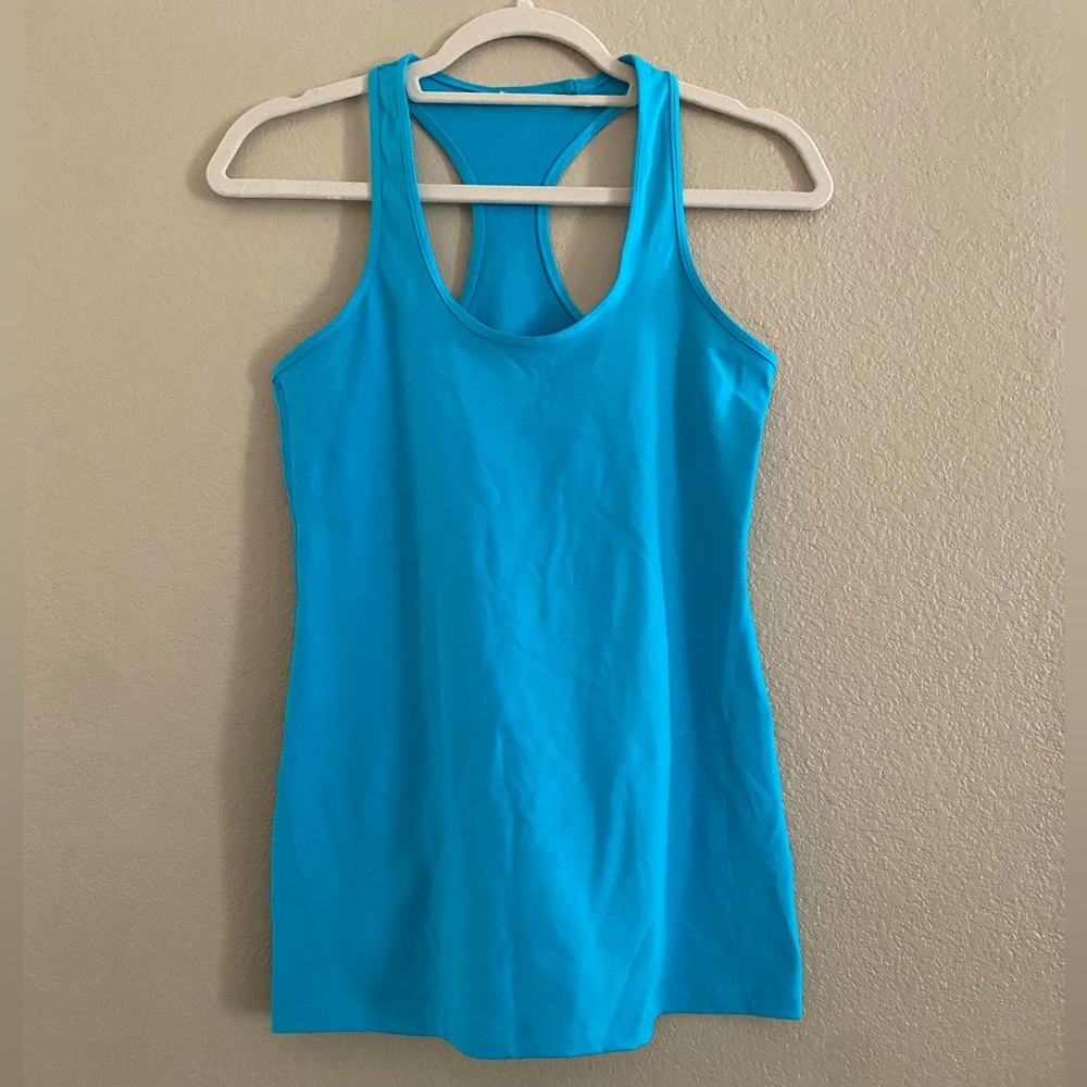 Lululemon Athletica • Turquoise Cool Racerback Tank Small